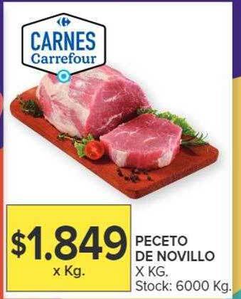 Carrefour Peceto de novillo oferta