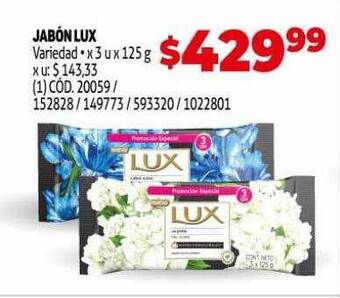 Makro Jabón lux oferta