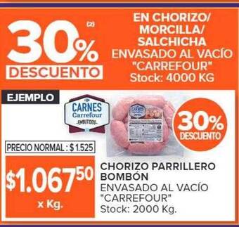 Carrefour Chorizo parrillero bombón oferta