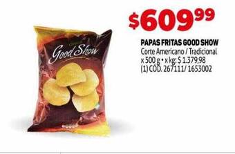 Makro Papas fritas good show oferta