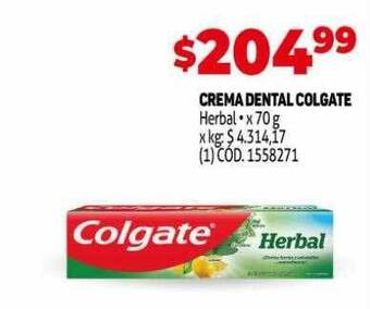 Makro Crema dental colgate herbal oferta