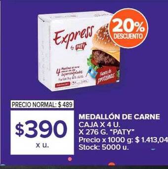 Carrefour Medallón de carne oferta