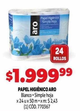 Makro Papel higiénico aro oferta