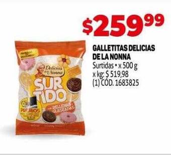 Makro Galletitas delicias de la nonna oferta