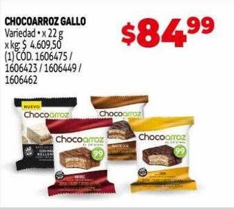 Makro Chocoarroz gallo oferta