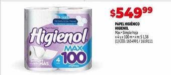 Makro Papel higiénico higienol oferta