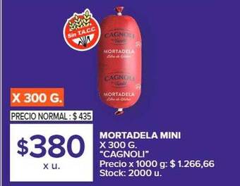 Carrefour Mortadela mini oferta
