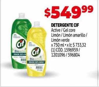 Makro Detergente cif oferta