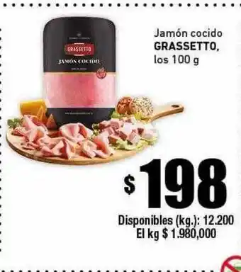 Cooperativa Obrera Jamón cocido grassetto oferta