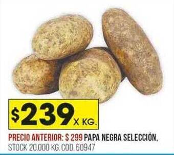 Coto Papa negra selección oferta