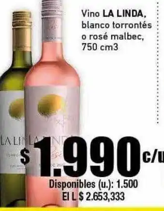 Cooperativa Obrera Vino la linda oferta