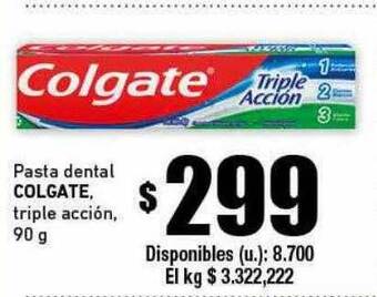 Cooperativa Obrera Pasta dental colgate oferta