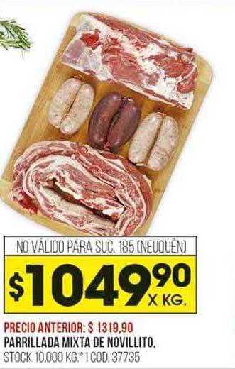 Coto Parrillada mixta de novillito oferta