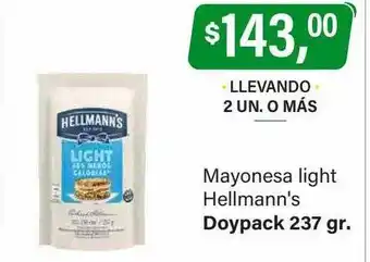 Supermercados Damesco Mayonesa light hellmann's oferta