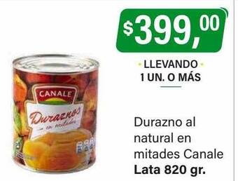 Supermercados Damesco Durazno al natural en mitades canale oferta