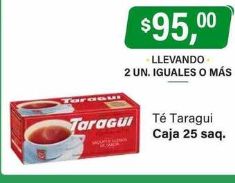 Supermercados Damesco Té taragui oferta