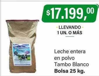Supermercados Damesco Leche entera en polvo tambo blanco oferta