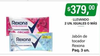 Supermercados Damesco Jabón de tocador rexona oferta