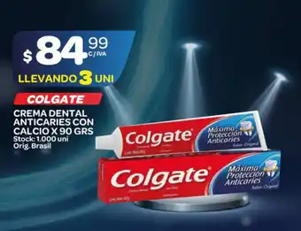 Carrefour Maxi Colgate Crema dental anticaries con Calcio 90grs oferta