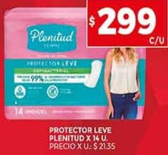 Supermercados DIA Protector Leve Plenitud 14 u oferta