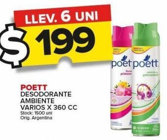 Carrefour Maxi Desodorante poett 360cc oferta