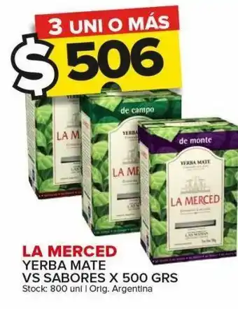Yerba mate la merced 500g