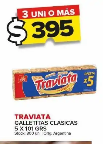 Carrefour Maxi Galletas traviata 5 x 101g oferta