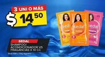 Carrefour Maxi Shampoo sedal 10cc oferta