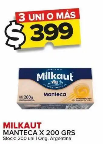 Carrefour Maxi Manteca milkaut 200g oferta