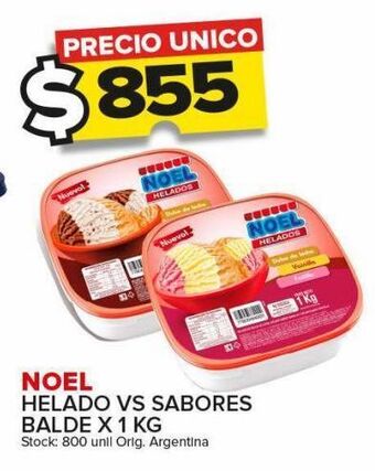 Carrefour Maxi Helados noel kg oferta