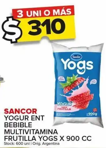 Carrefour Maxi Yogur sancor 900g oferta