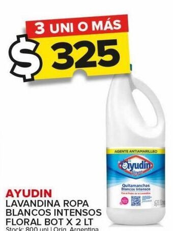 Carrefour Maxi Lavandina ayudin 2lt oferta