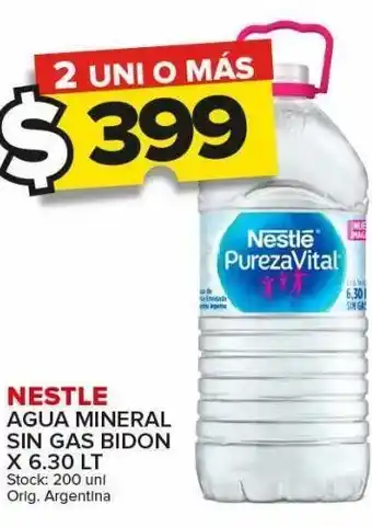 Carrefour Maxi Agua nestlé 6.30lt oferta