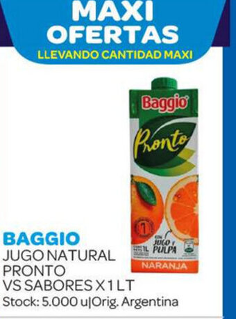 Carrefour Maxi Baggio Jugo Natural Pronto Vs Sabores x 1LT oferta