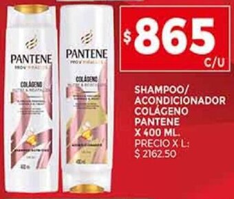 Supermercados DIA Shampoo/ Acondicionador Colágeno Pantene 400ml oferta