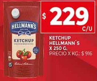 Supermercados DIA Ketchup Hellmann's 250g oferta