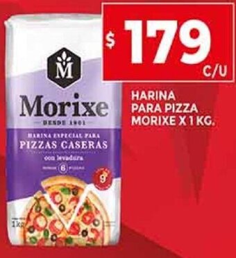 Supermercados DIA Harina para Pizza Morixe 1kg oferta