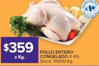 Carrefour Pollo Entero Congelado oferta