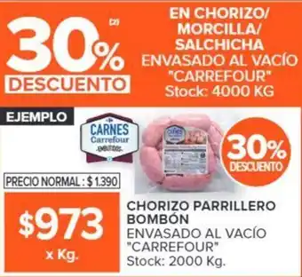 Carrefour Chorizo Parrillero Bombón oferta