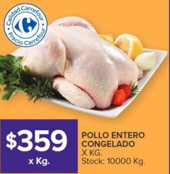 Carrefour Pollo Entero Congelado oferta