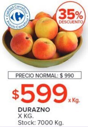 Carrefour Durazno oferta