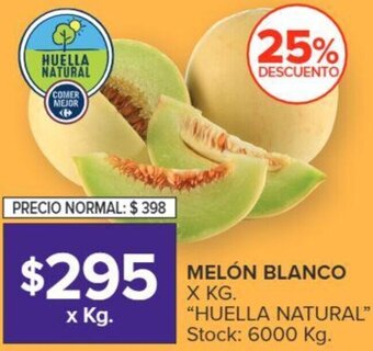 Carrefour Huella Natural Melón Blanco oferta