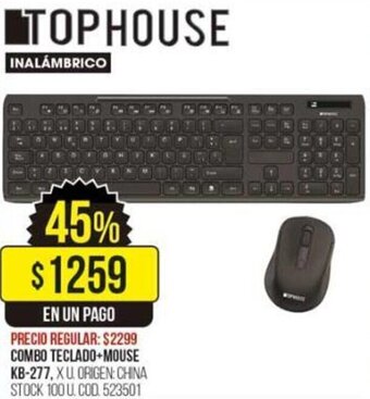 Coto Combo Teclado + Mouse KB-277 oferta
