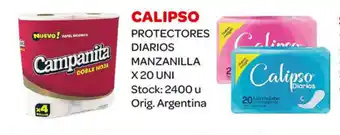 Carrefour Maxi Calipso Protectores Darios Manzanilla x 20 Uni oferta
