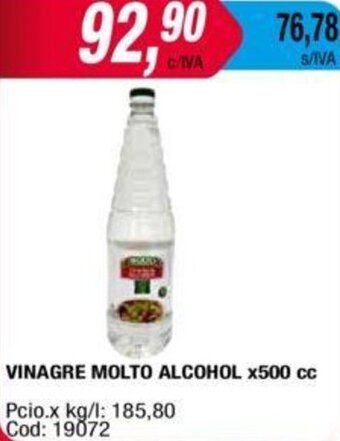 Maxiconsumo Vinagre Molto Alcohol 500cc oferta