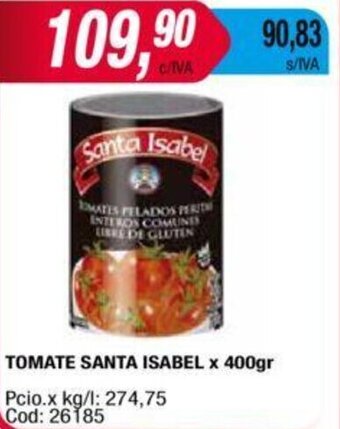 Maxiconsumo Tomate Santa Isabel 400g oferta