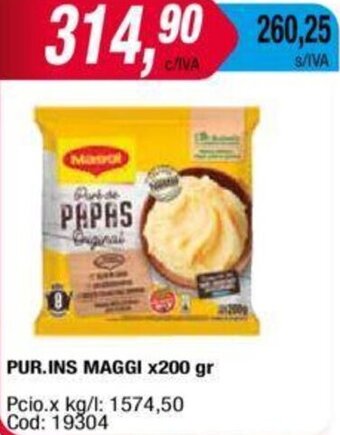 Maxiconsumo Pur. Ins Maggi 200g oferta