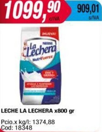 Maxiconsumo Leche La Lechera 800g oferta