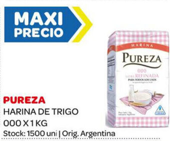 Carrefour Maxi Pureza Harina De Trigo 000 x 1kg oferta