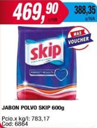 Maxiconsumo Jabon Polvo Skip 600g oferta